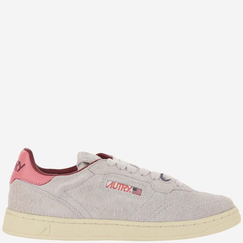 Medalist Low Sneakers In Suede Hair Sand Effect