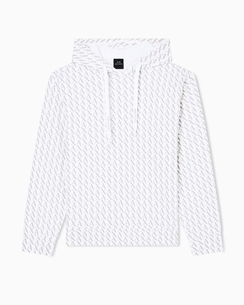 Allover logo hoodie