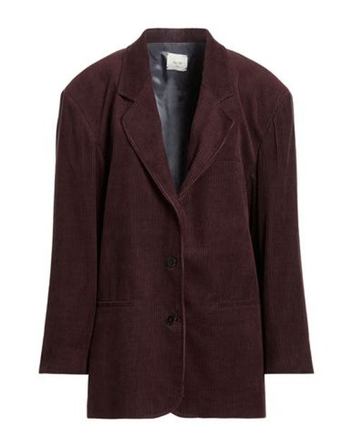 Crème Woman Blazer Burgundy Size 2 Cotton