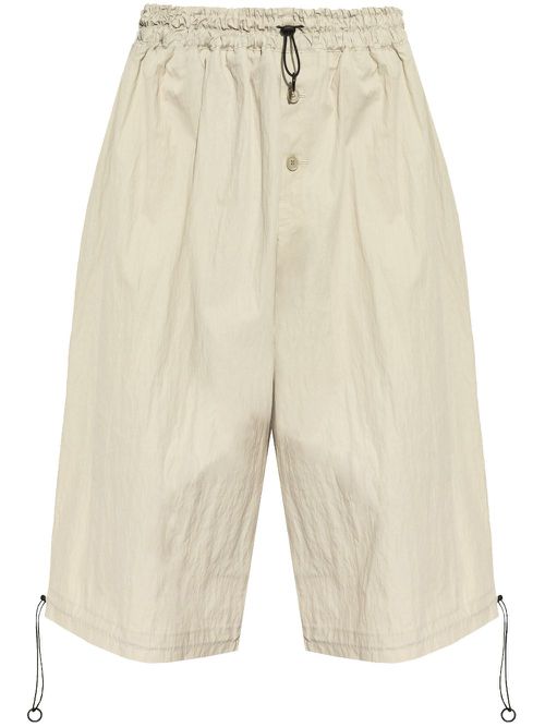 Cropped palazzo pants - Neutrals
