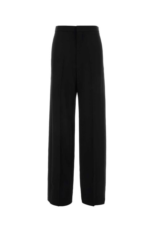 Wool Trousers — Black