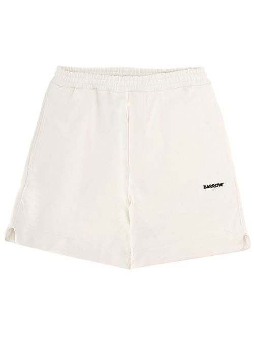 White Logo Shorts
