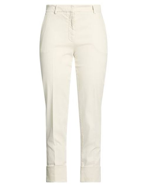Woman Pants Off white Size 10 Lyocell, Cotton, Elastane