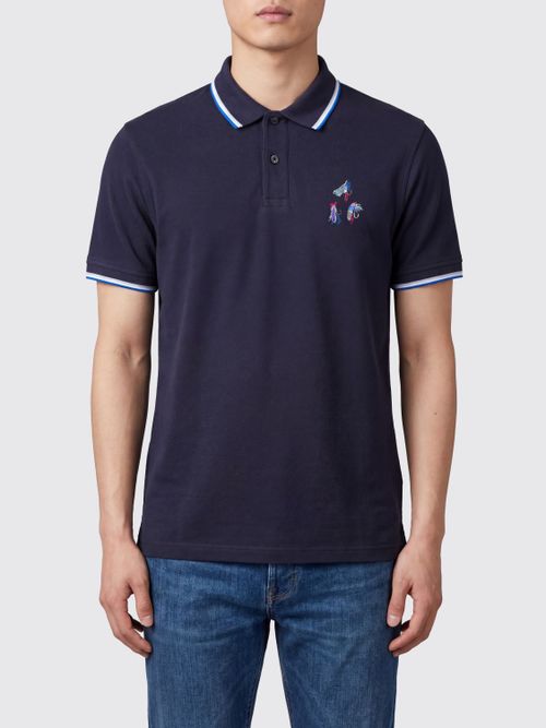 Polo Shirt Men color Blue
