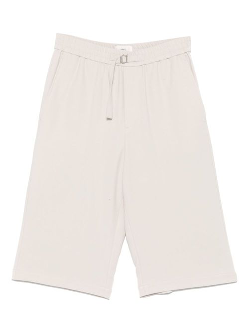 AMI Paris logo-plaque shorts - Neutrals