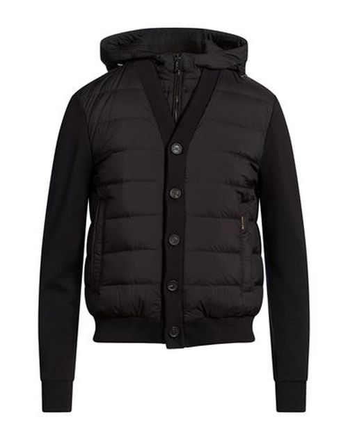 Man Puffer Black Size 38 Polyamide, Polyurethane