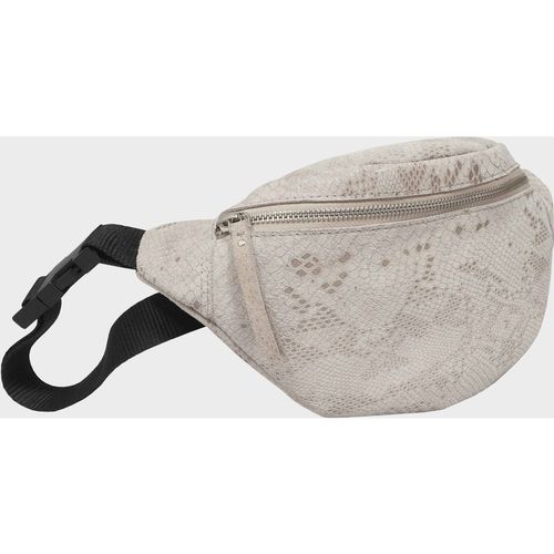 Assots London Womens NOAH' Real Leather Bum Belt Bag - Nude - One