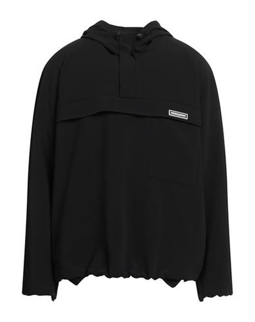 Man Jacket Black Size 42 Polyester, Elastane