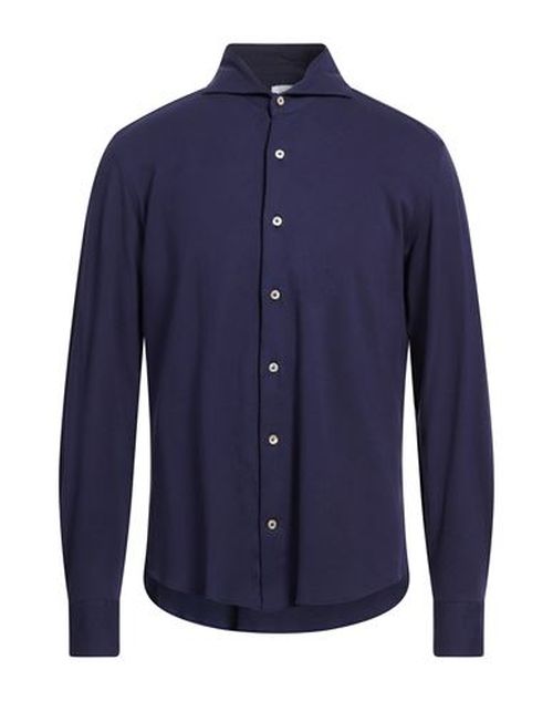 Man Shirt Navy Size 15 ½ Cotton