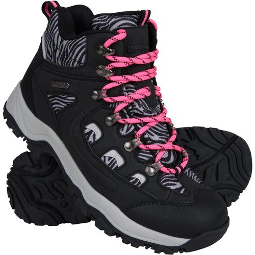 Mountain Warehouse 'Adventurer' Womens Printed Waterproof Boots EVA Footbed Outdoors Hiking Trekking Shoes Pink