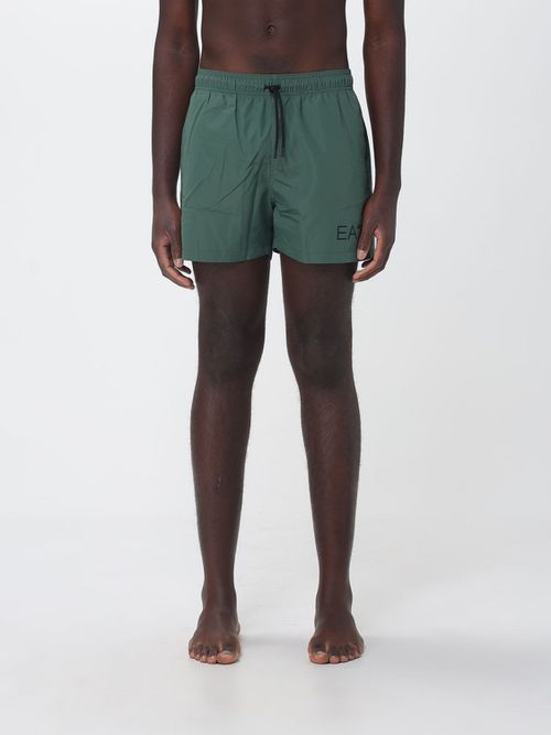 Swimsuit Men color Green