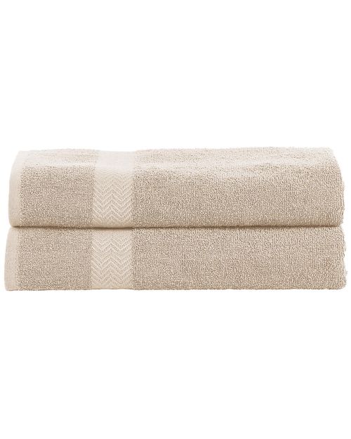 2pc Cotton Bath Sheet Set