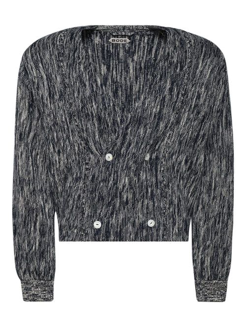 BODE double-breasted cardigan - Blue
