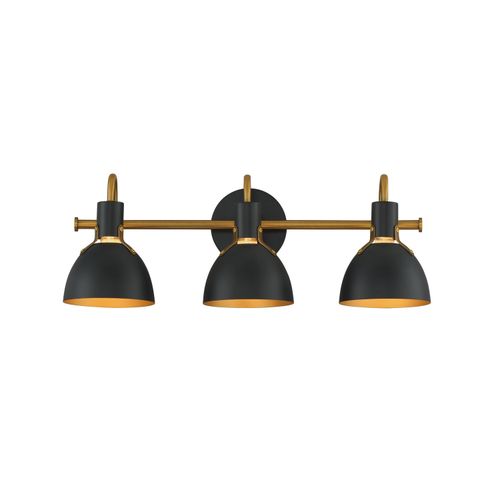 Black Antique Brass Wall Sconce from the Dusk Collection