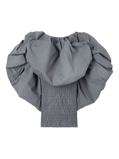 Smocked top - Grey