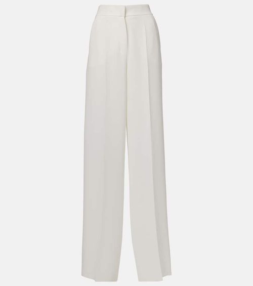 Abetone high-rise cady wide-leg pants