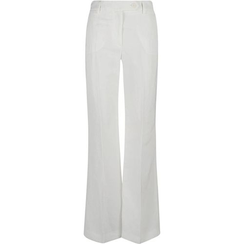True Royal Linen Flared Trouser