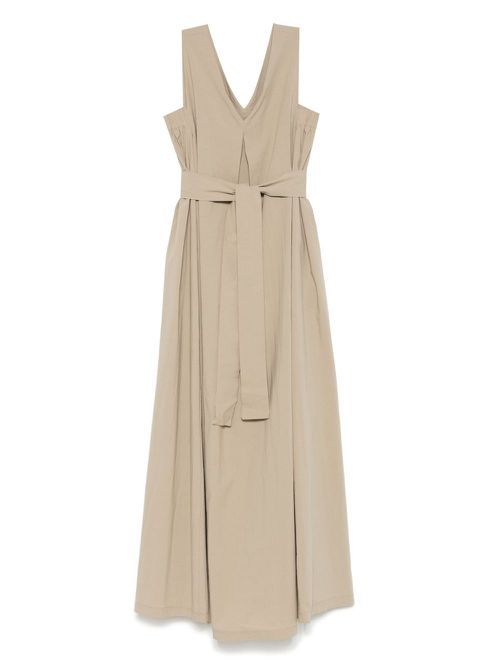 Cotton midi dress - Neutrals