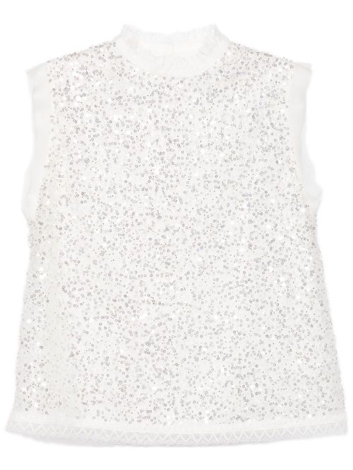 Libre collection sequin top - Grey