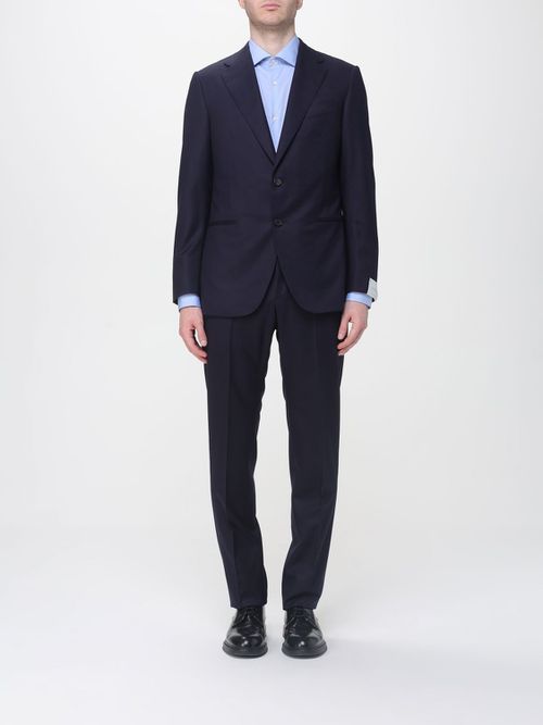 Suit Men color Blue