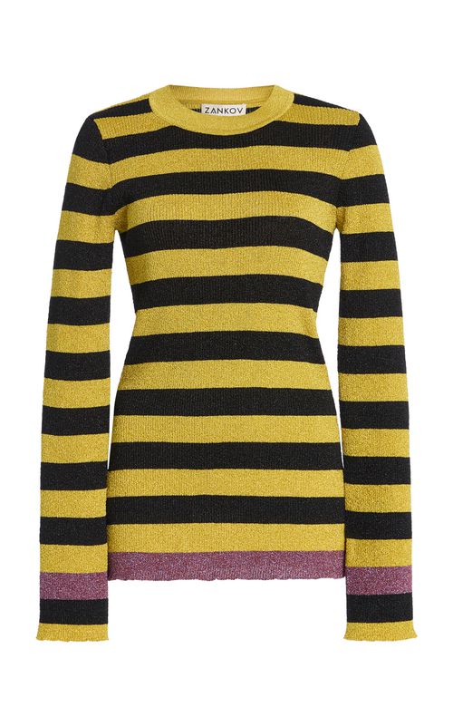 Cadanet Striped Wool Top