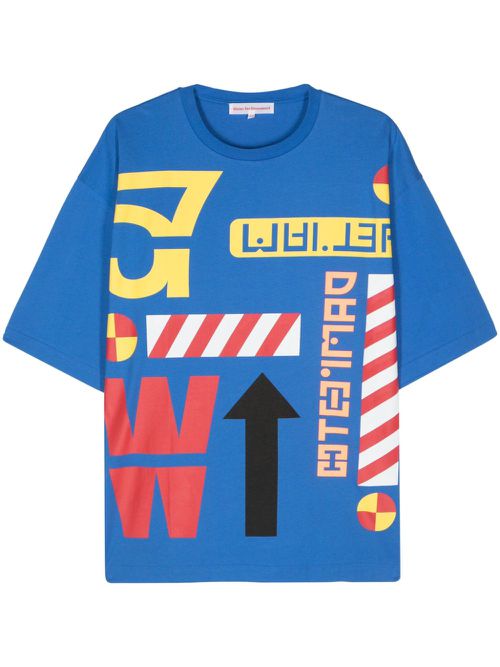 Walter Van Beirendonck Oversize T Tシャツ - ブルー