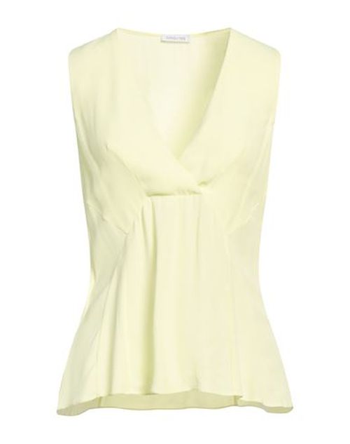 Patrizia Pepe Woman Top Lime green Size 6 Viscose