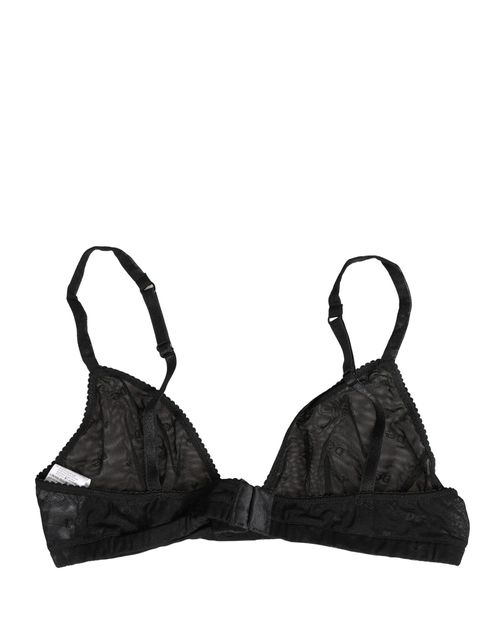 Nylon Stretch Brassiere — Black