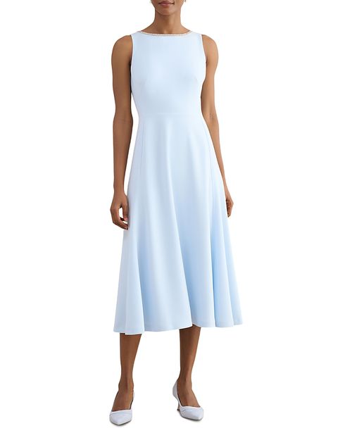 Petites Beatrix Embellished Midi Dress