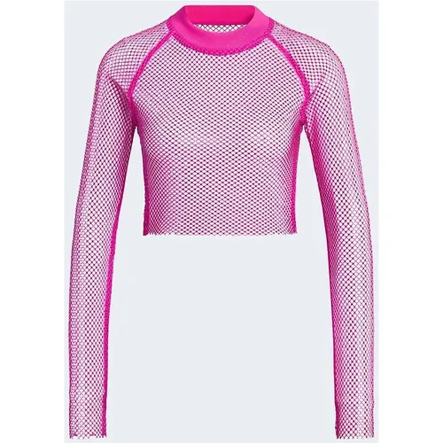 Adidas Women's IVY Park Cryms Top - Pink