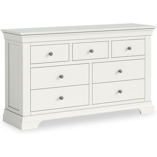 Colette 3 Over 4 Chest Of Drawers | Grey Cream or Warm White | Roseland