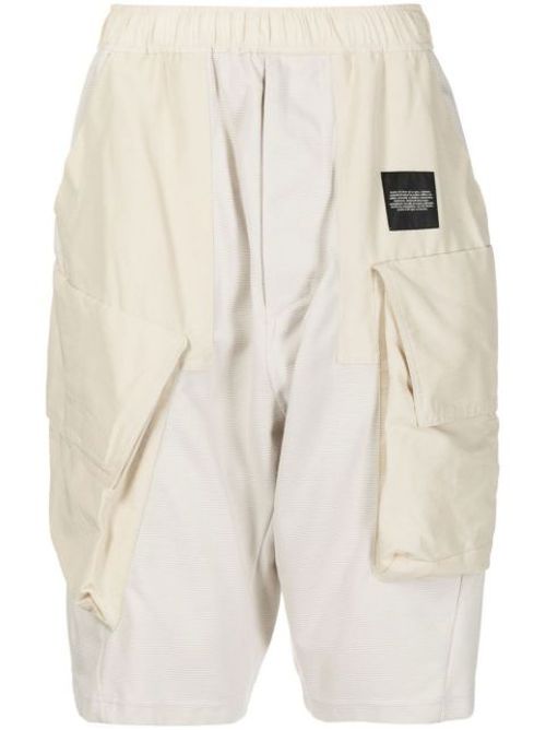 Panelled cargo shorts