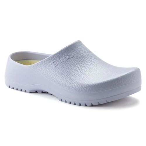 Super-Birki Vegan Polyurethane Lavender Fog Clogs