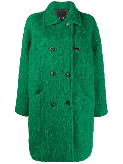 Jacqueline double-breasted coat - Green