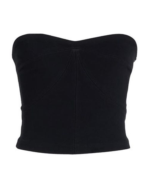 Woman Top Black Size 8 Polyester, Rayon, Elastane