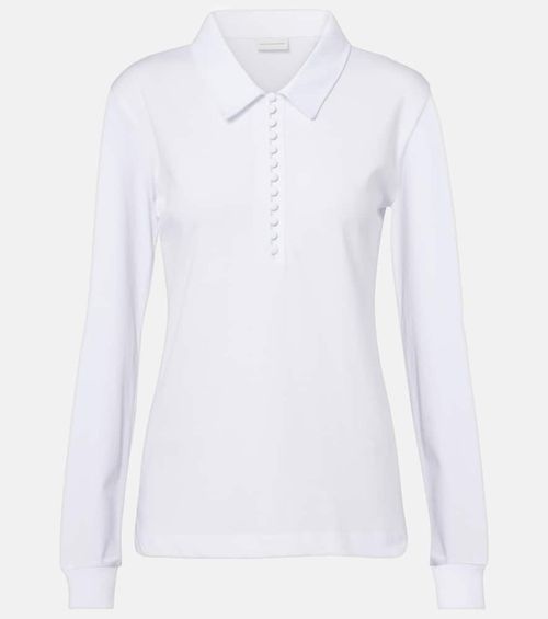 Cotton jersey polo shirt