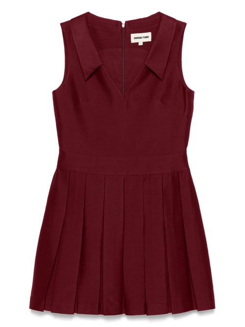 SHUSHU/TONG pleated dress - Red
