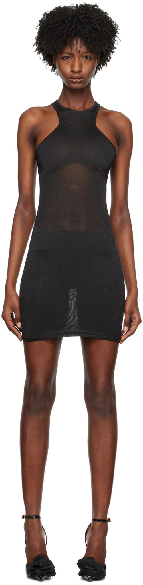 Black Elaine mini dress