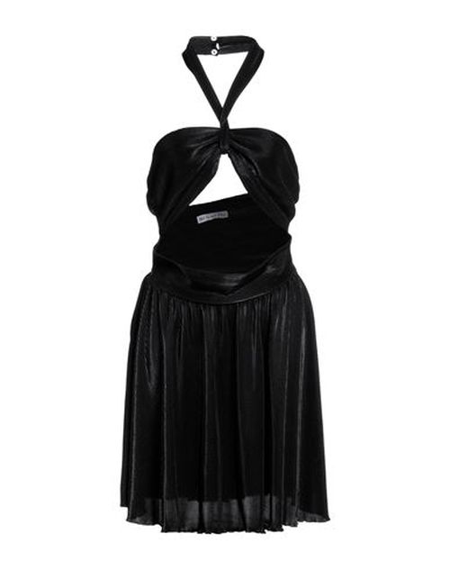 Woman Mini dress Black Size 8 PES