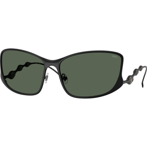 DIESEL Unisex DIESEL DL1013 101371 Sunglasses Metal Black Green Pillow Norma