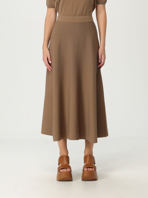 Skirt Woman color Brown