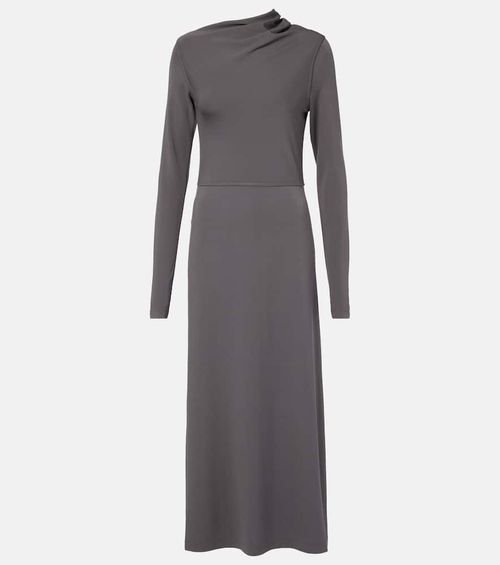 Toteme Draped jersey midi dress