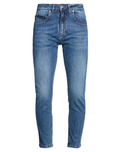 Man Jeans Blue Size 30 Cotton, Elastane
