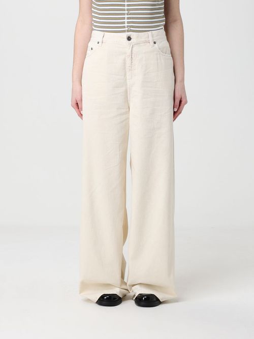 Pants Woman color Yellow