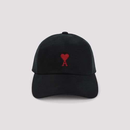 Black Red Logo Baseball Hat