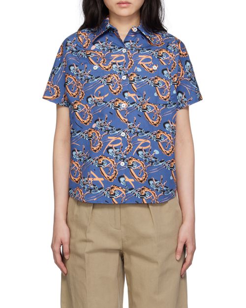 APC x Brain Dead printed shirt