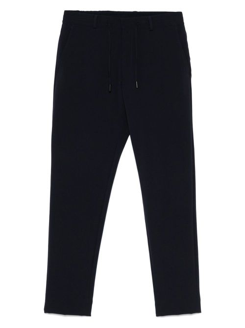 Karl Lagerfeld logo-patch chinos - Blue