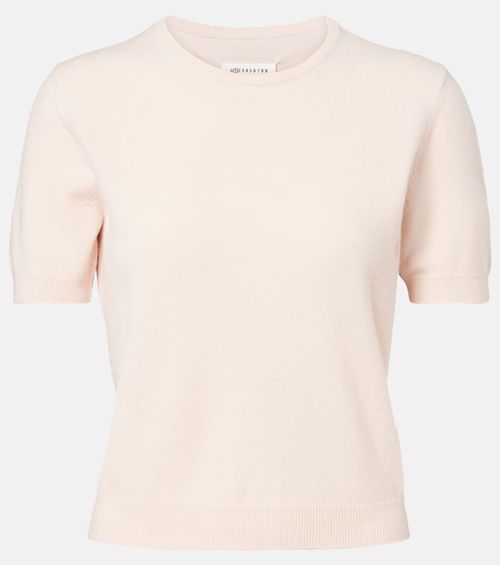 Knitted virgin wool T-shirt