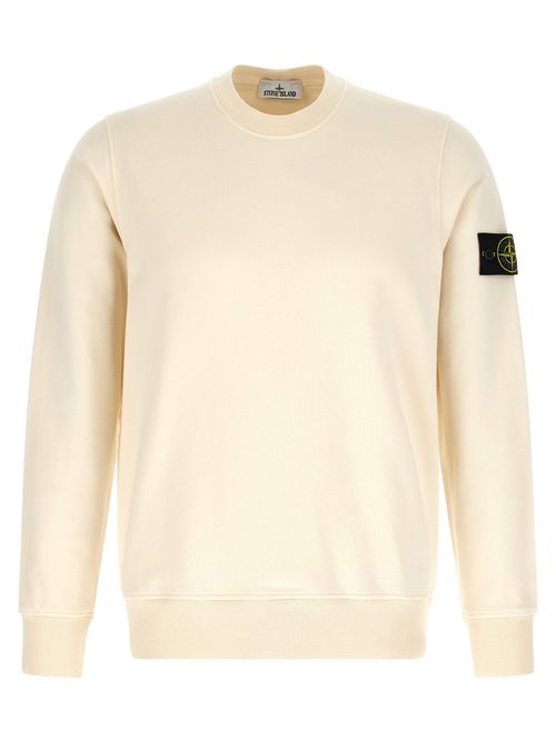 Garment-Dyed Organic Cotton Sweatshirt — Cream