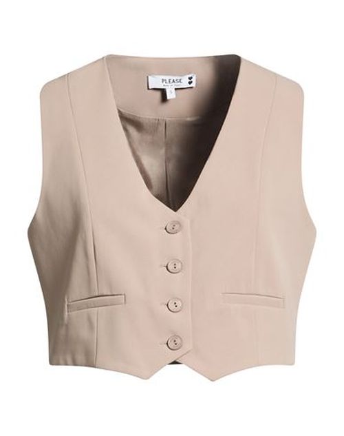 N8 Woman Tailored Vest Taupe Size S Polyester